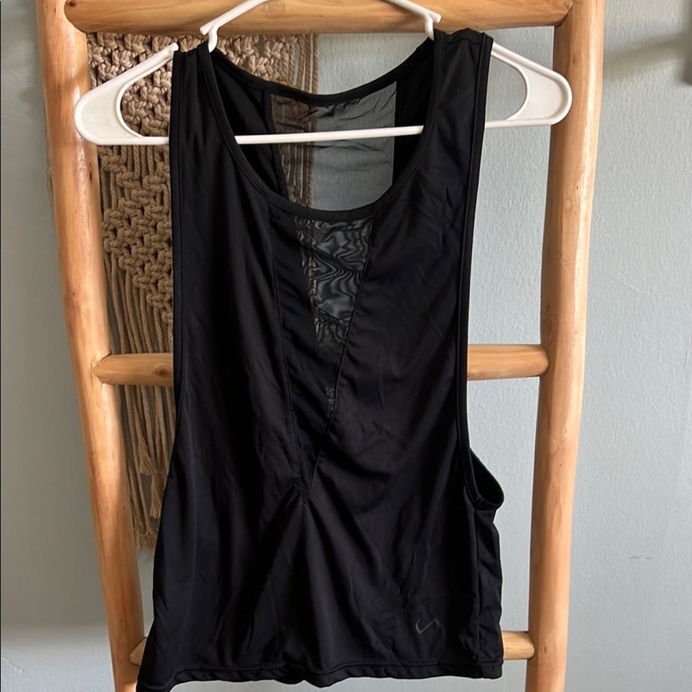 TLF Black Mesh Tank Top